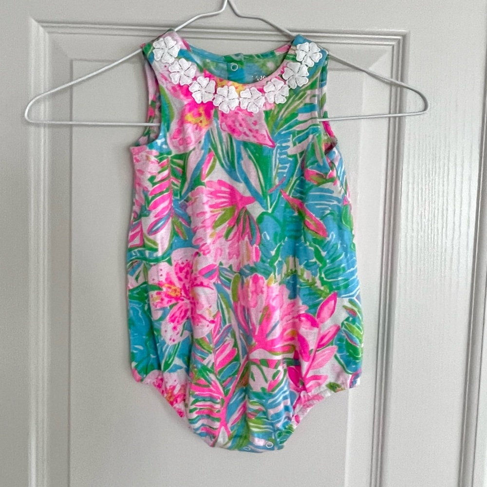 Lilly Pulitzer Infant Knit Romper Size 6-12 M, Never Worn